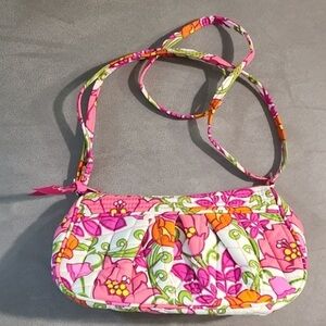 Floral Pink Crossbody Bag